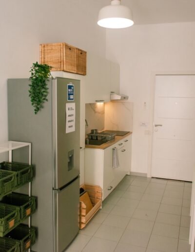 indoor kitchen in tenerife coliving